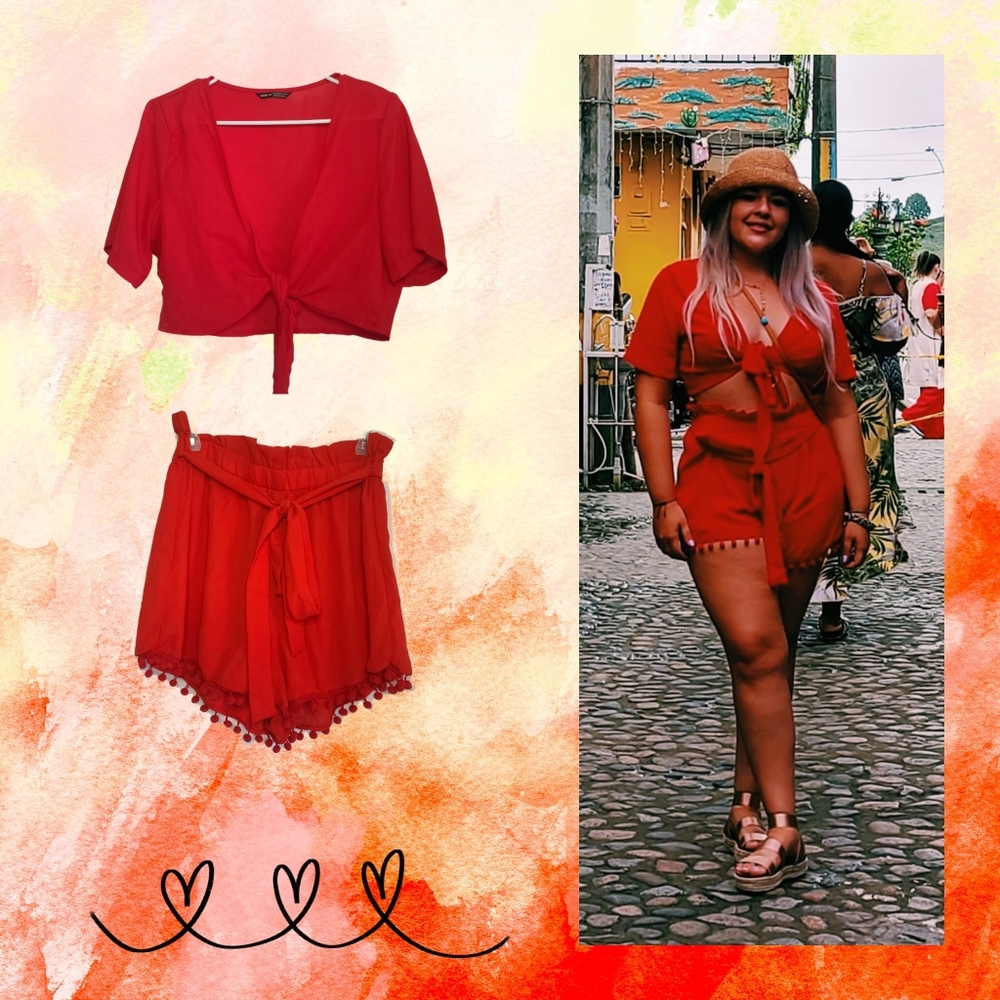 Red 2 Piece Set